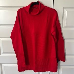 Vince Camuto Red Tunic Sweater - size XL